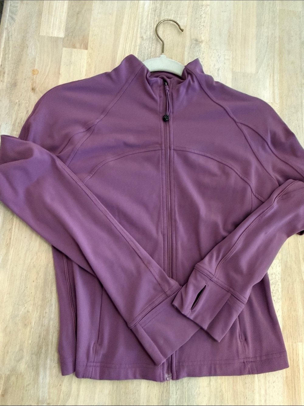 lululemon athletica define jacket plum purple athletic zip jacket cropped - Picture 4 of 4